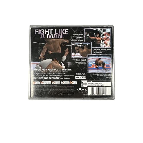 Ultimate Fighting Championship (Sega Dreamcast, 2000) Complete, Tested - Picture 6 of 6